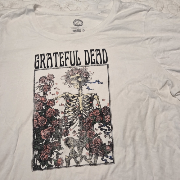 Torrid Grateful Dead White Crew Neck Tee - Picture 4 of 6
